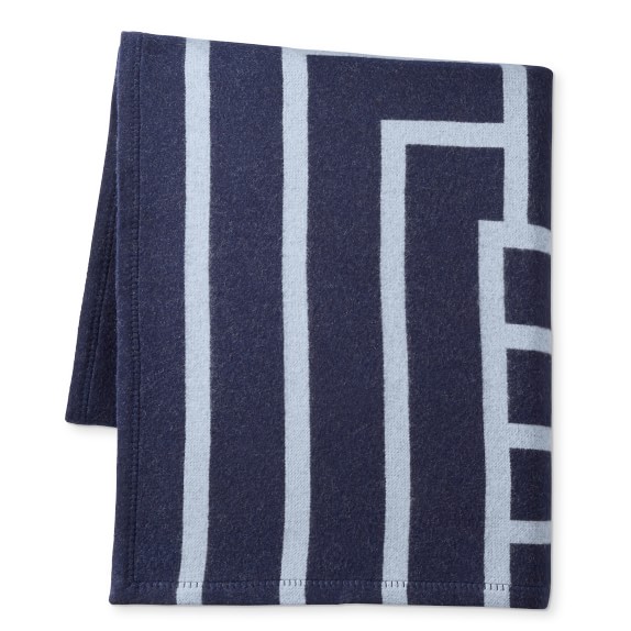 Moderne Reversible Lambswool Blanket, 90