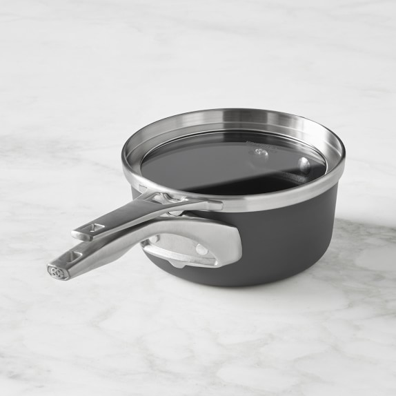 Calphalon Premier Space Saving Nonstick Saucepan with Cover, 1 1/2-Qt.