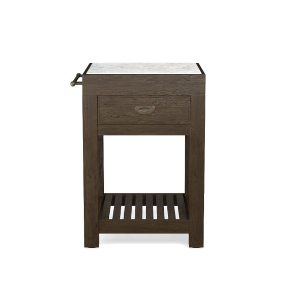 Thatcher Kitchen Island, Single, Marble, Tobacco