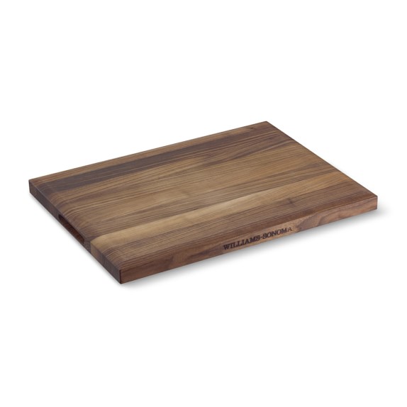 Williams Sonoma Rectangular Cutting Board with Feet, Walnut