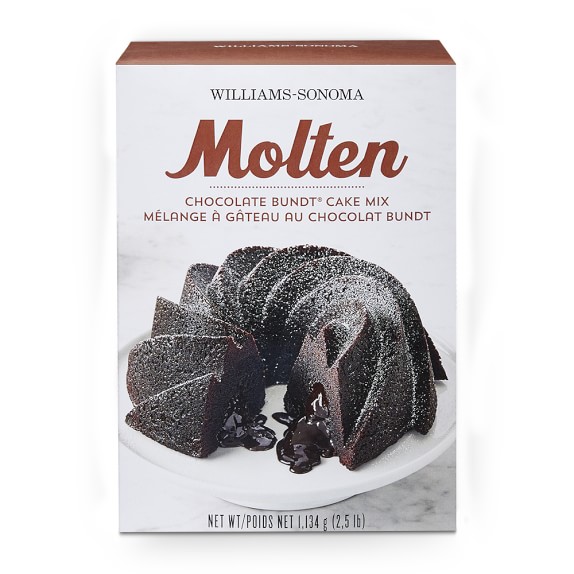 Williams Sonoma Molten Chocolate Bundt Cake Mix