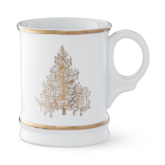 Gold Tree Coffee Mugs Williams Sonoma