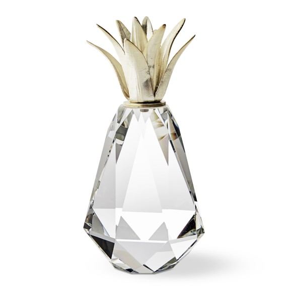 Faceted Crystal Pineapple Williams Sonoma