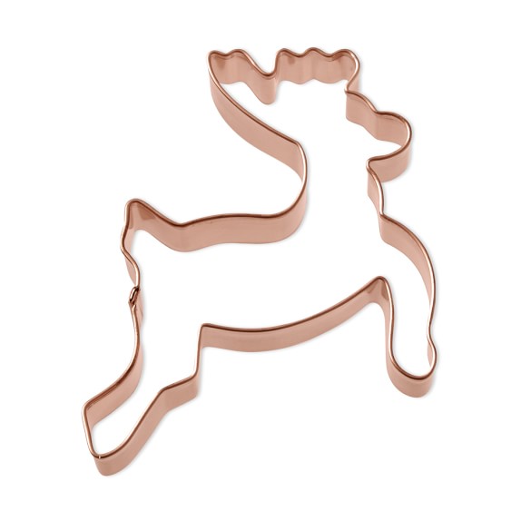 Copper Reindeer Cookie Cutter