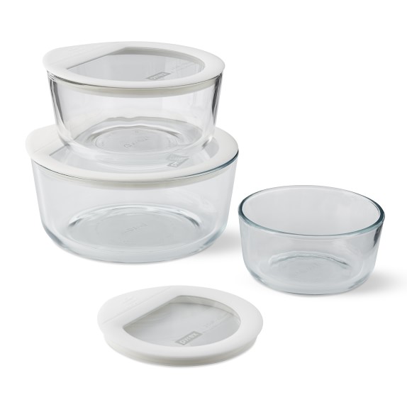 Pyrex Ultimate 6 Piece Variety Glass Storage Set