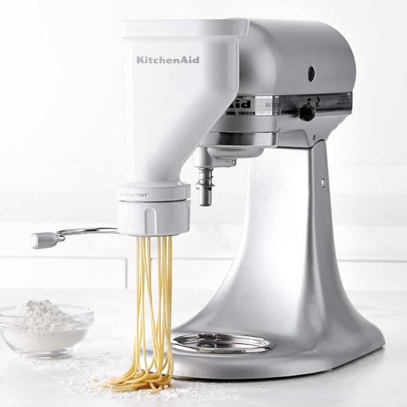 using kitchenaid pasta press