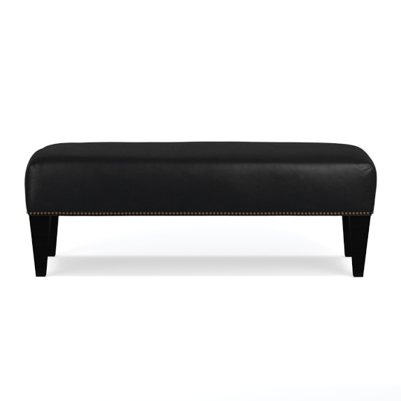 Fairfax Bench Ottoman, Tapered Leg, Untufted 51