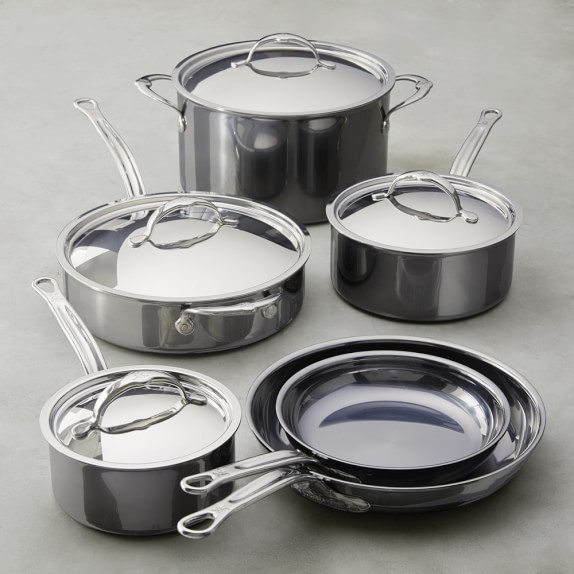 Hestan Nanobondâ„¢ Stainless-Steel 10-Piece Cookware Set