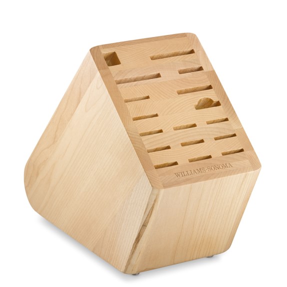 Williams Sonoma 17-Slot Knife Block, Maple