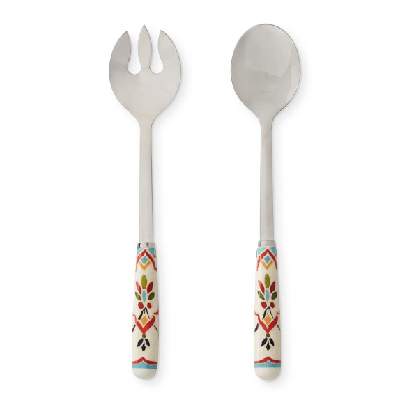 Tulum Ceramic Servers, Set of 2