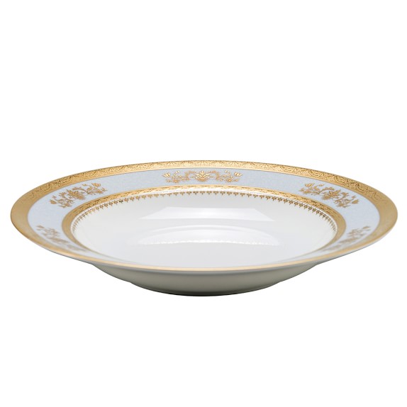 Orsay Powder Blue Rim Soup Bowl