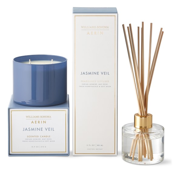 AERIN Jasmine Veil Double Wick Candle & Diffuser
