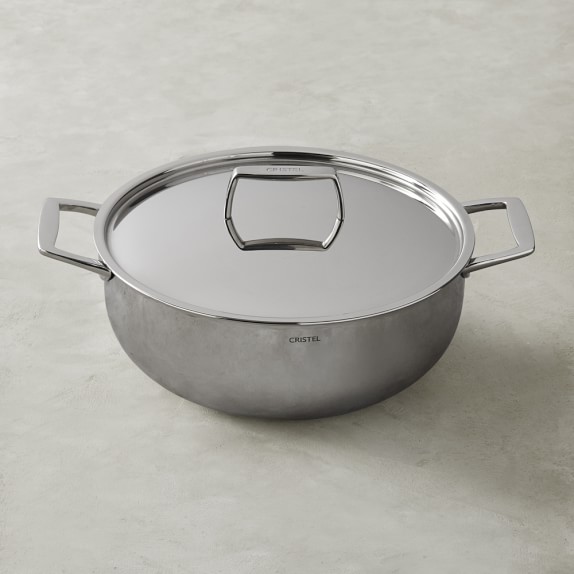 Cristel Castel'Pro Stainless-Steel Stewpan, 6 1/2-Qt.