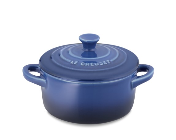 Le Creuset Stoneware Mini Round Cocotte, Lapis