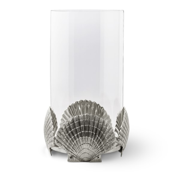 Scallop Shell Hurricane, Polished Nickel