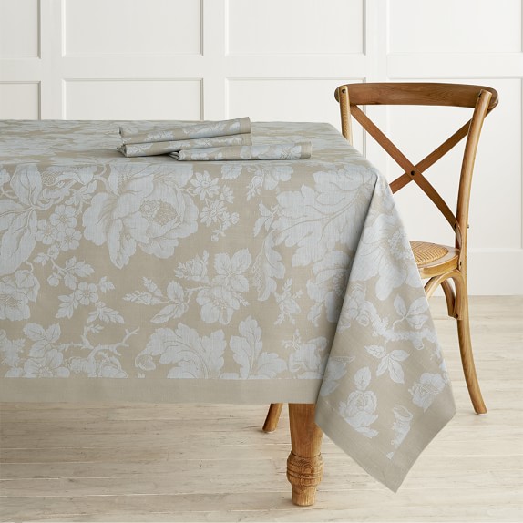 Bloom Jacquard Tablecloth, 70 X 108