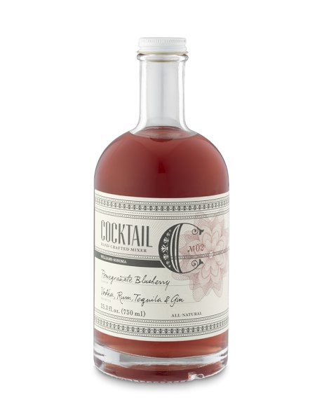 Williams Sonoma Cocktail Mix, Pomegranate-Blueberry