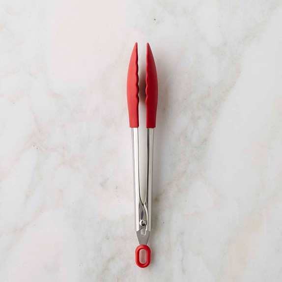 Williams Sonoma Stainless-Steel Silicone Tongs, 6
