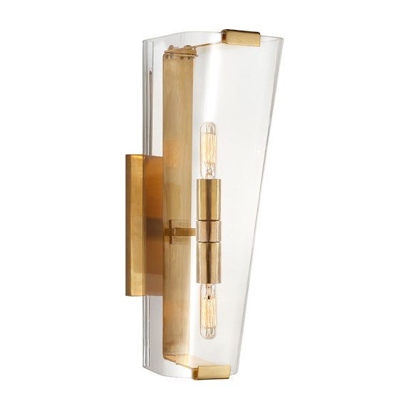 AERIN Alpine Sconce, Antique Brass