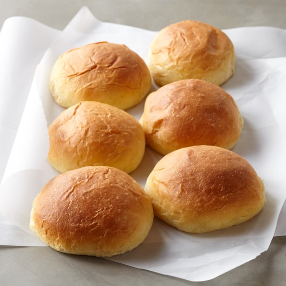 Hamburger Buns, Set of 6