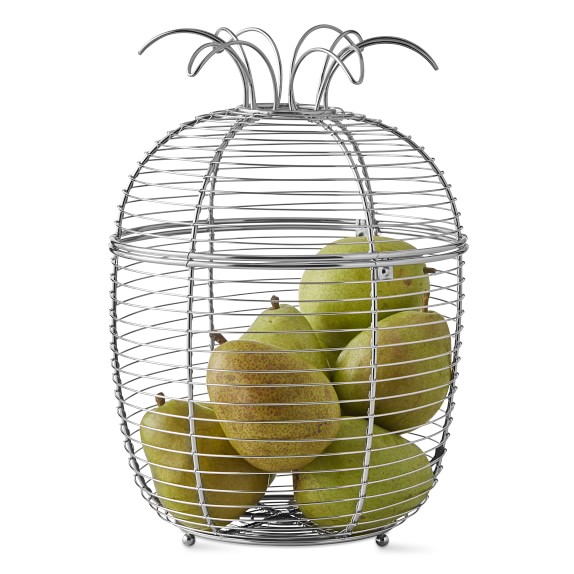 Pineapple Fruit Basket Williams Sonoma