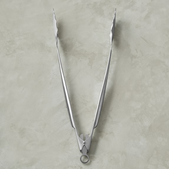 Williams Sonoma Stainless-Steel Handled BBQ Tongs