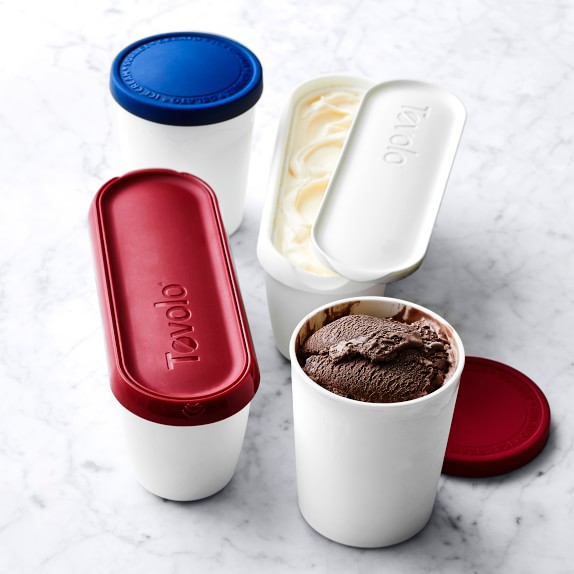 Ice Cream Storage Tub 1 Qt Blue