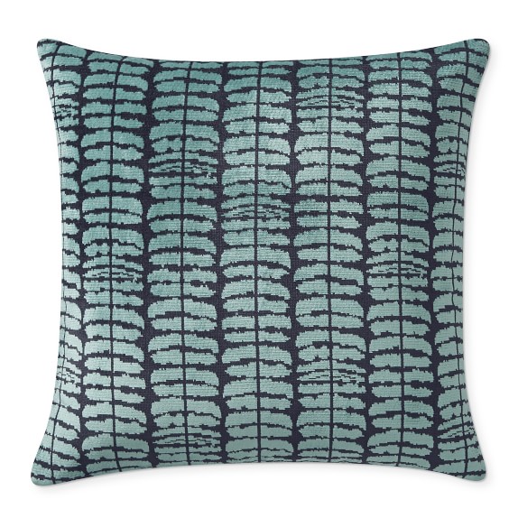 Stripe Velvet Jacquard Pillow Cover, 22