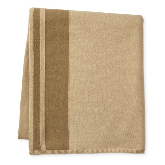 Stripe Edge Knitted Throw, 50