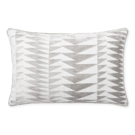 Raine Velvet Jacquard Lumbar Pillow Cover, 14