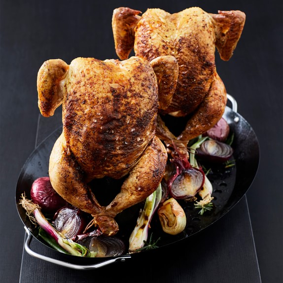 High Heat Nonstick Two In One Vertical Chicken Roasting Pan