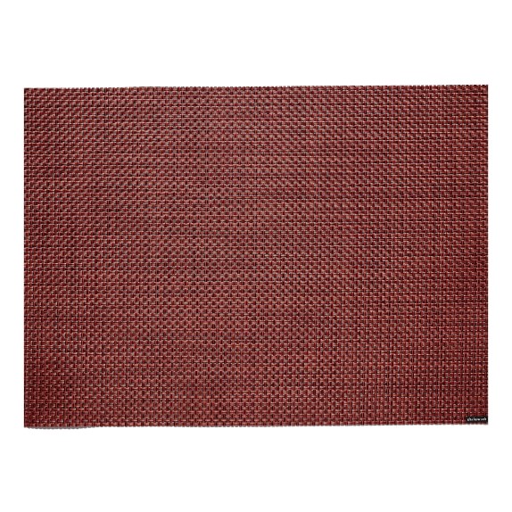 Chilewich Basketweave Place Mat, Pomegranate