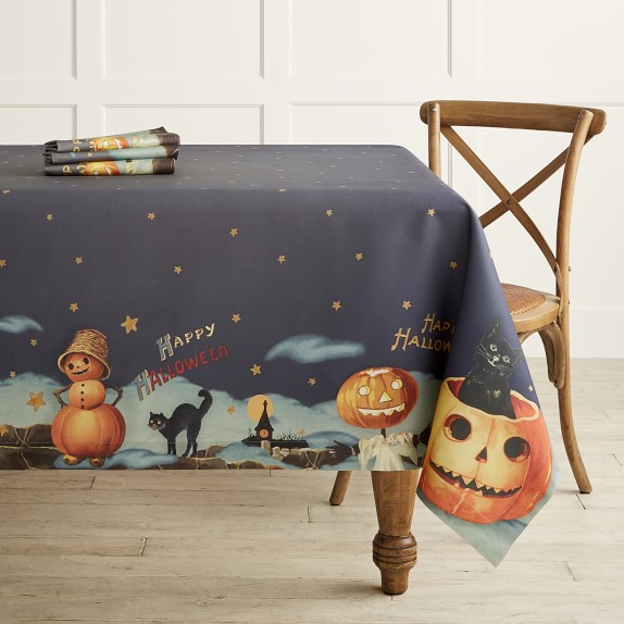 Vintage Halloween Tablecloth Halloween Dinnerware Williams Sonoma