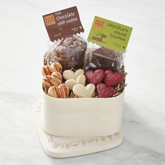 Valentine's Day Sweetheart Cookie & Brownie Gift
