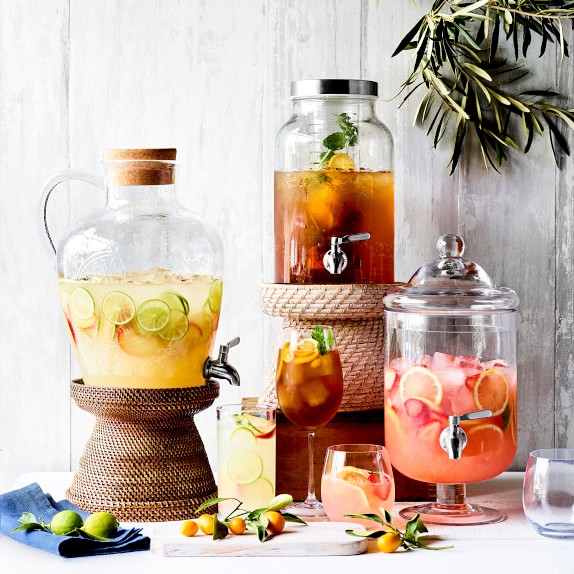Essential Glass Beverage Dispenser With Infuser
