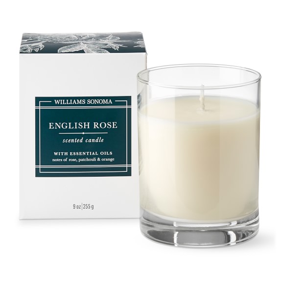Williams Sonoma English Rose Candle