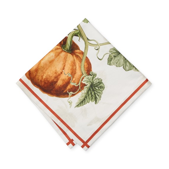 Harvest Pumpkin Patch Napkins, Set of 4