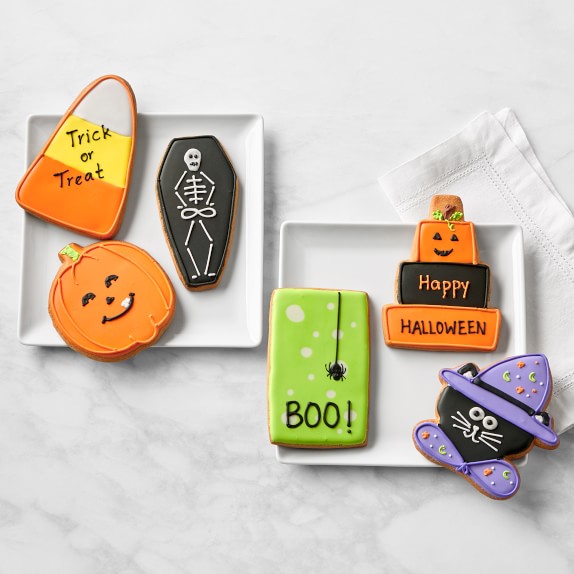 Frosted Baker Assorted Halloween Cookies, Set of 6