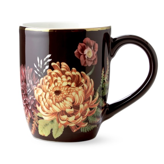 Harvest Bloom Mugs, Set of 4