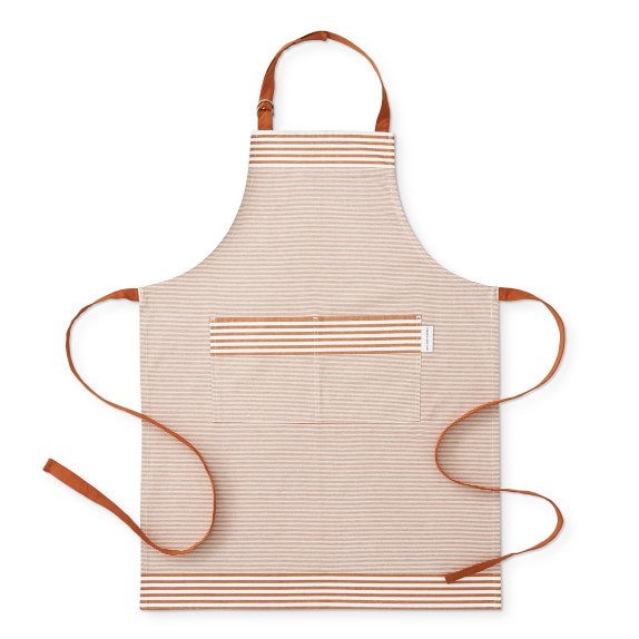 Williams Sonoma Bay Stripe Apron, Pumpkin