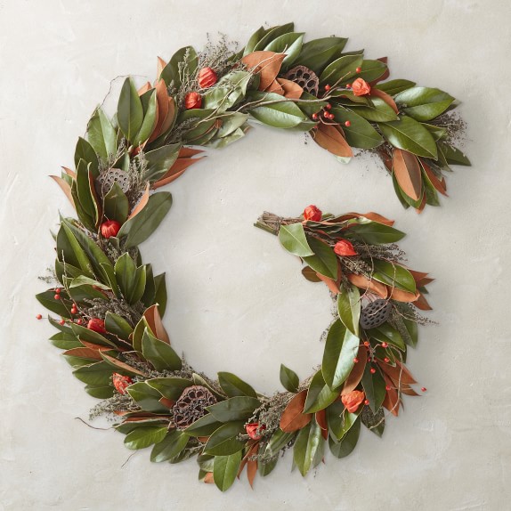 Magnolia Lantern Garland, 6-Ft.
