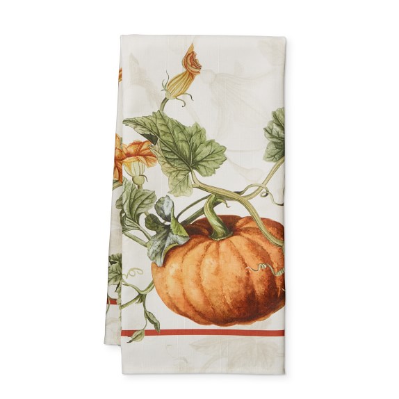 Harvest Pumpkin Patch Towels, Set of 2