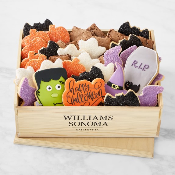 Williams Sonoma Halloween Cookie & Brownie Gift Crate