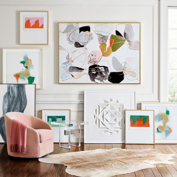 Solid Hide Rug, Brindle Beige Williams Sonoma