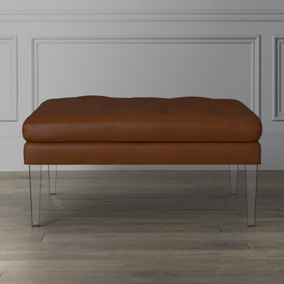 Lucite Ottoman Williams Sonoma