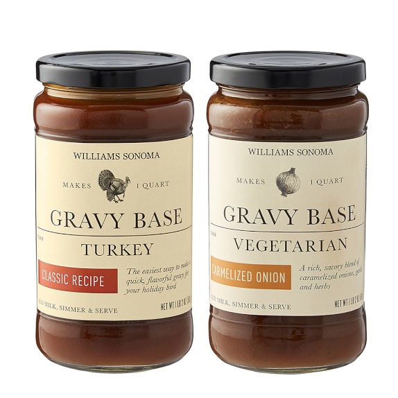 Williams Sonoma Classic Turkey Gravy Base & Caramelized Onion Gravy