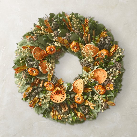 Quince & Cinnamon Stick Wreath, 18