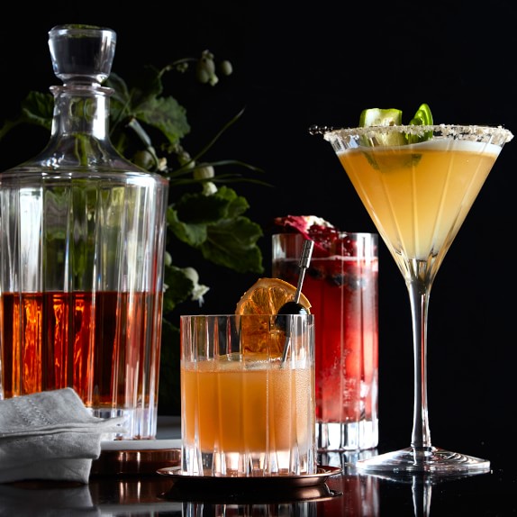 Dorset Crystal Highball Glasses Williams Sonoma