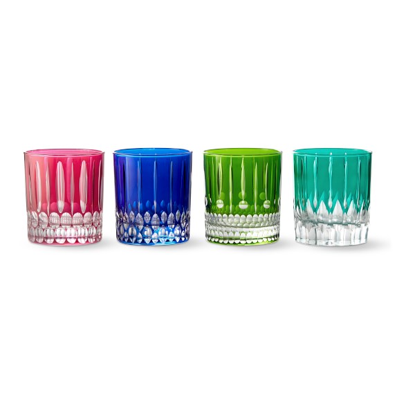 Wilshire Cut Double OldFashioned Glasses, Set of 4, Jewel Williams