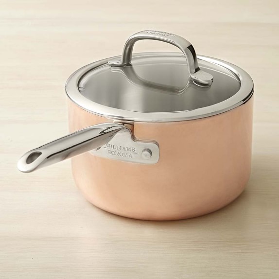 Williams Sonoma Professional Copper Saucepan Williams Sonoma